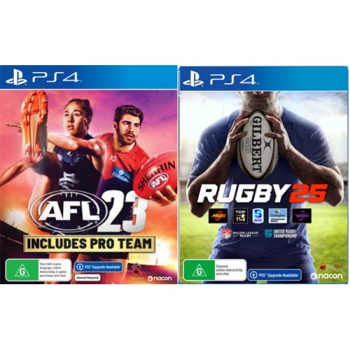  AFL 23 & Rugby 25 PS4 Bundle 